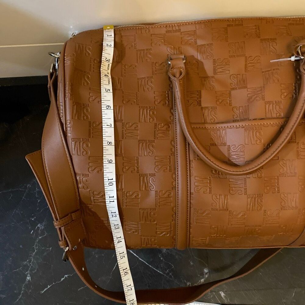 Steve Madden Weekender Duffle Bag WT200800 10x14x21" NWT - Picture 9 of 13